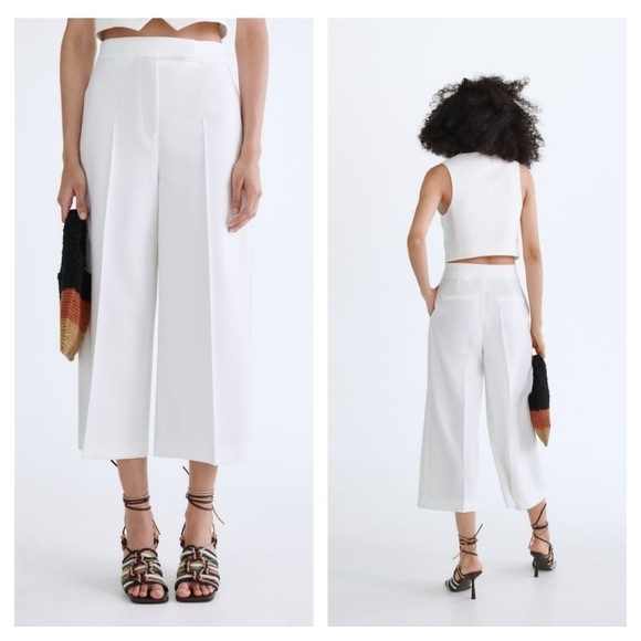 ZARA High Waist Culottes - Picture 4 of 8
